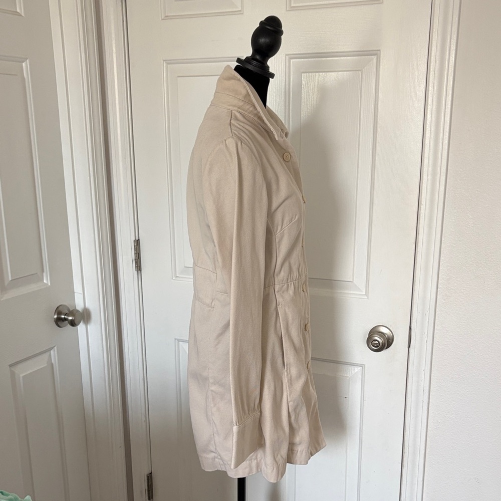 GAP Women's Lightweight Cream Utility Jacket - Picture 4 of 17